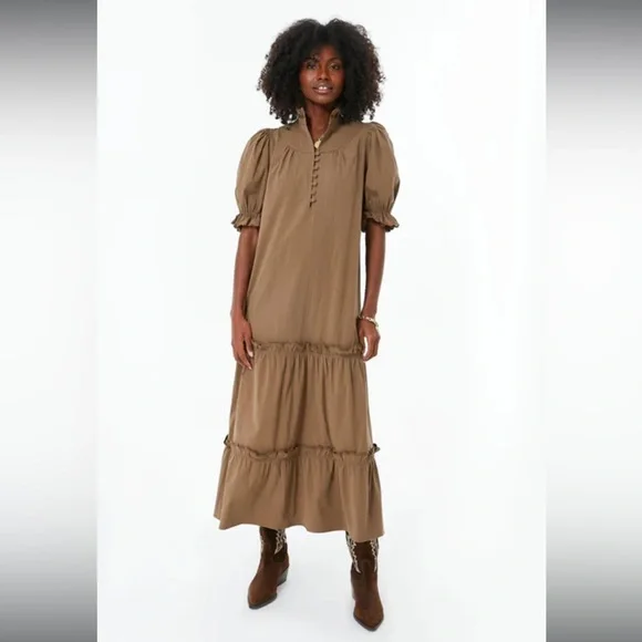tuckernuck dress brown Petal and Pup Women's Tucker Midi Dress